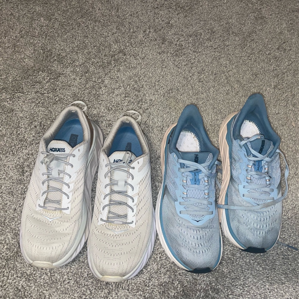 Hoka Arahi 4 and 5 Bundle- Two pairs size 9